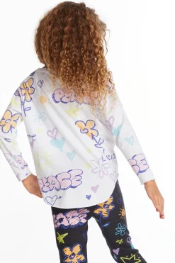 Discount Peace & Love Girls Long Sleeve Kids Girls