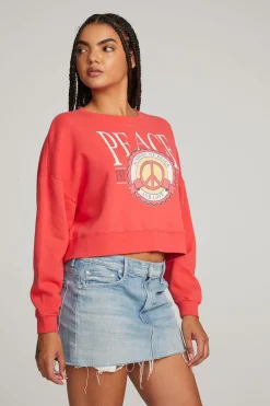 Best Sale Peace Academy Pullover Women Loungewear|Graphics