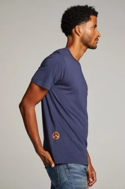 Best Peace Script Mens Tee Tops