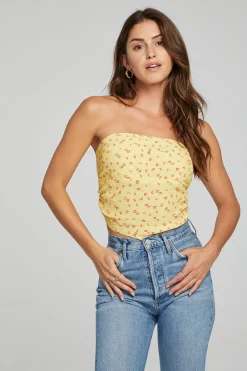 Cheap Pier Crop Top - Anise Flower Women Loungewear|Tops