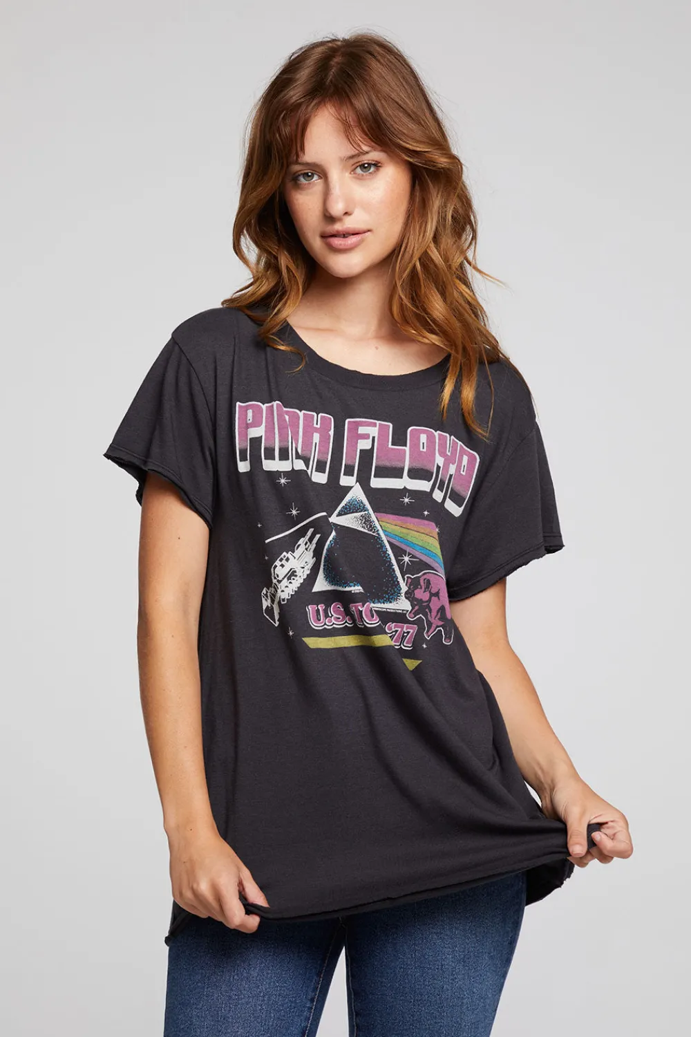 Cheap Pink Floyd U.S. Tour Sonoma Tee Women Loungewear|Music