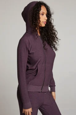 Online Plum Perfect Long Sleeve Raglan Zip Up Hoodie Women Outerwear|Loungewear