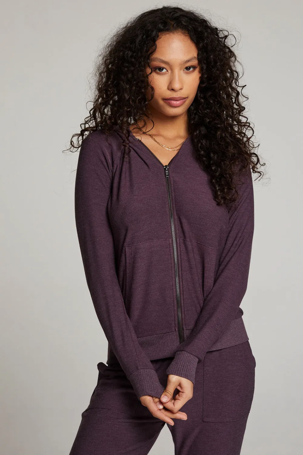 Online Plum Perfect Long Sleeve Raglan Zip Up Hoodie Women Outerwear|Loungewear