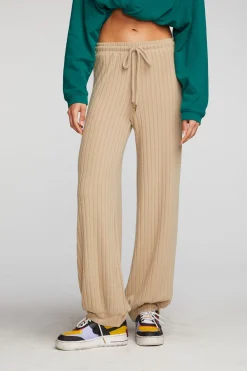 Discount Poor Boy Rib Blouson Hem Joggers Women Loungewear|Bottoms
