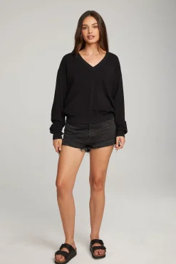 Shop Poppy Black Pullover Women Outerwear|Loungewear