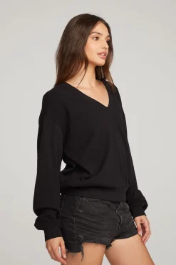 Shop Poppy Black Pullover Women Outerwear|Loungewear