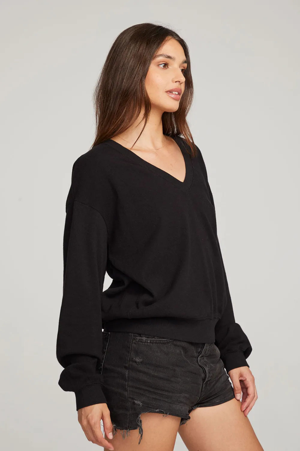 Shop Poppy Black Pullover Women Outerwear|Loungewear