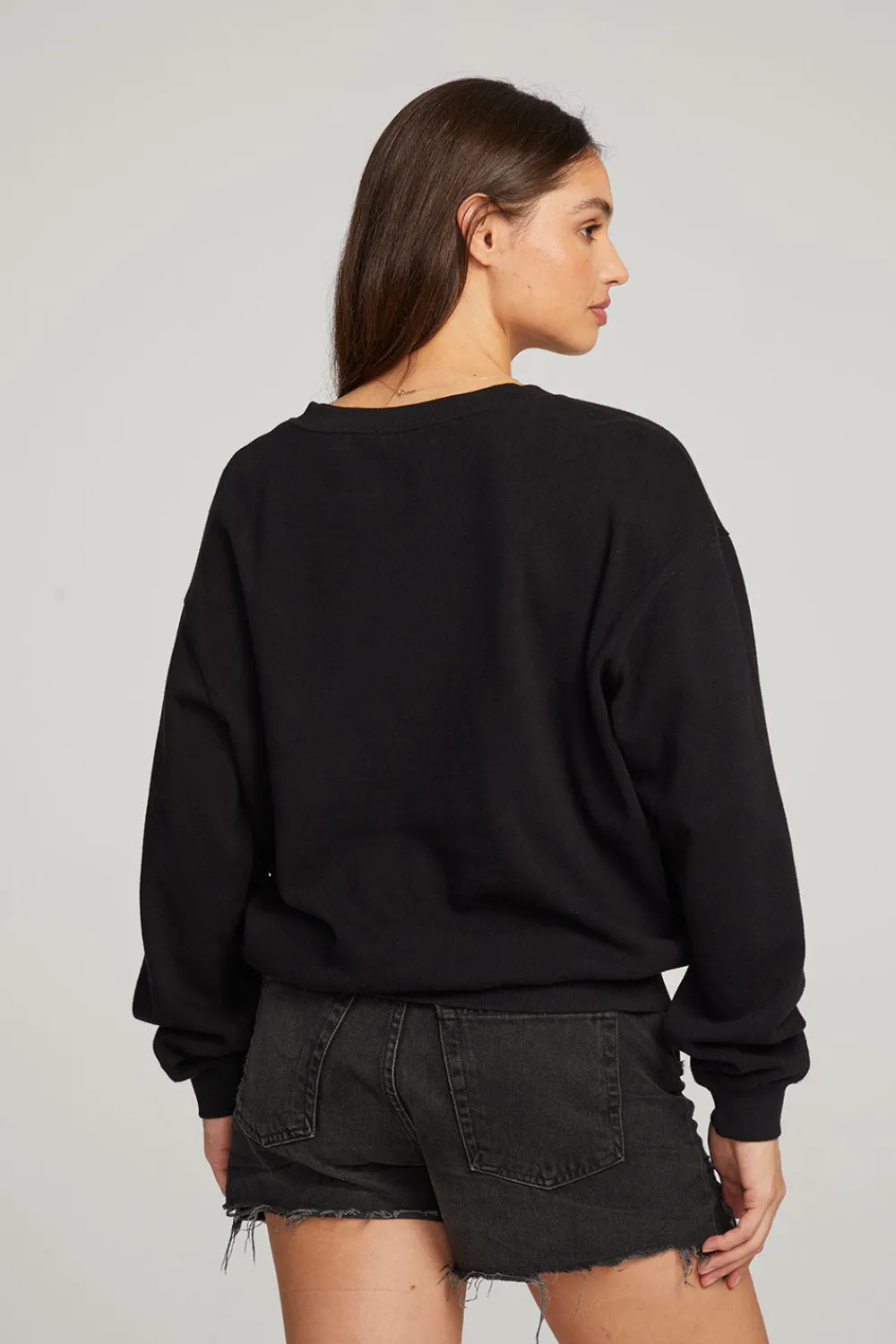Shop Poppy Black Pullover Women Outerwear|Loungewear
