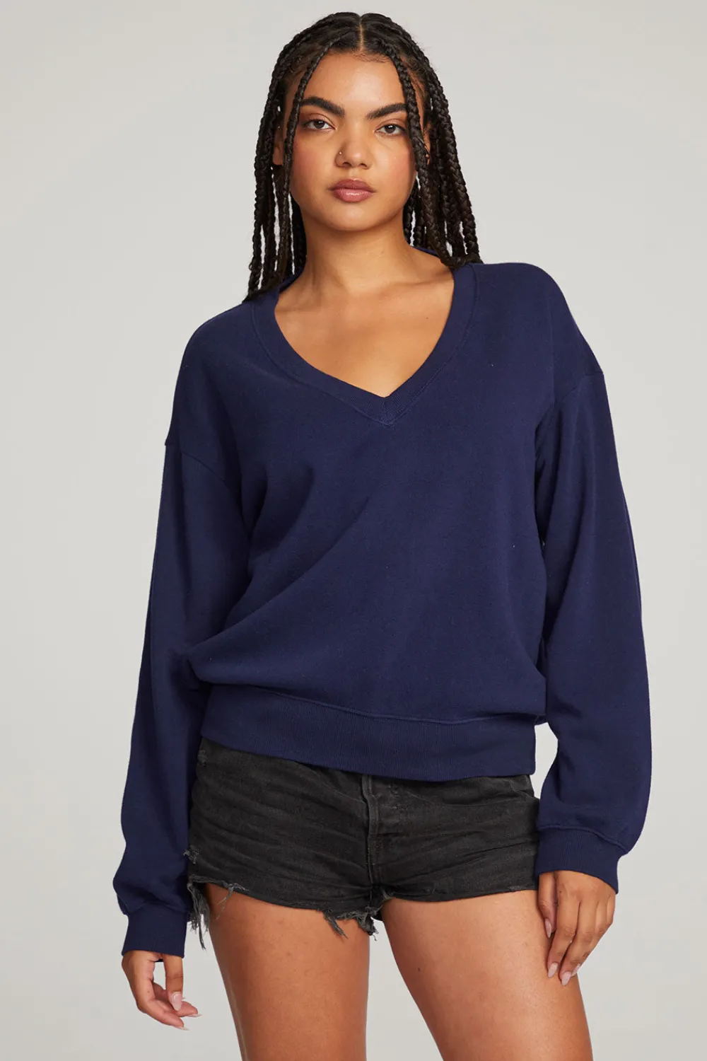 Store Poppy Sapphire Pullover Women Outerwear|Loungewear
