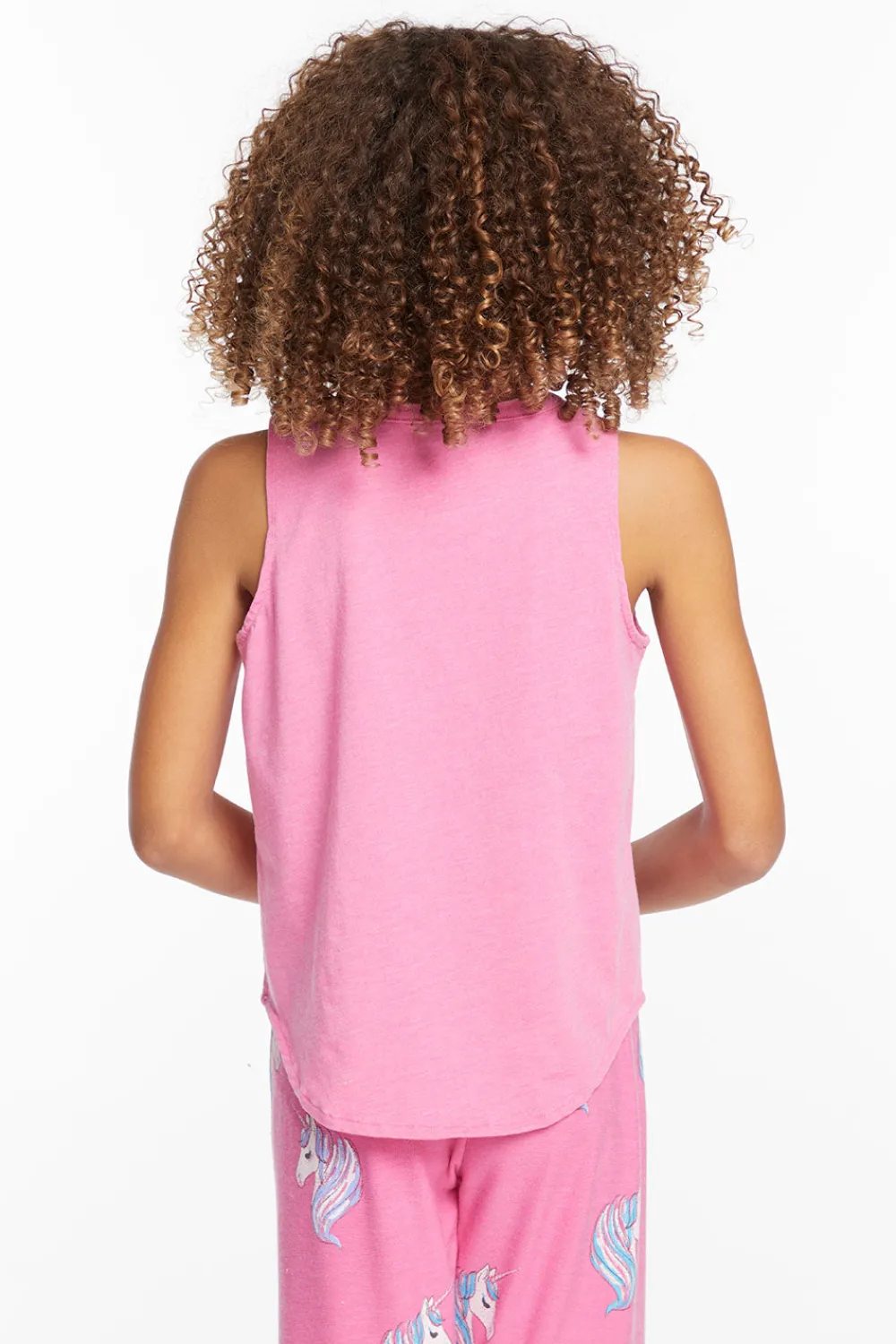 New Pretty Unicorn Girls Vintage Jersey Shirttail Muscle Kids Girls
