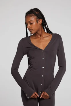 Flash Sale Priscilla Chocolate Torte Long Sleeve Women Loungewear|Tops