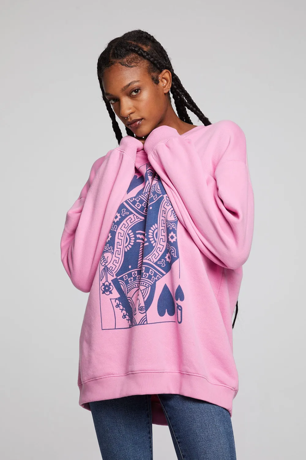 Best Queen Of Hearts Pullover Women Outerwear|Loungewear