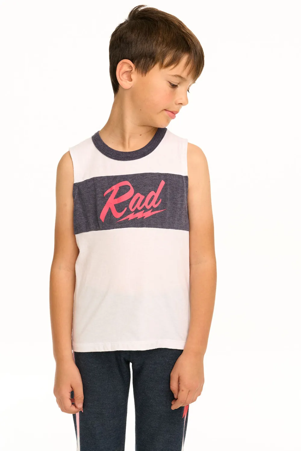 Best Rad Blocked Muscle Tank Kids/BOY Boys