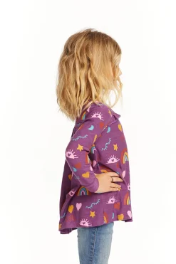 Cheap Rainbow Love Long Sleeve Kids Girls