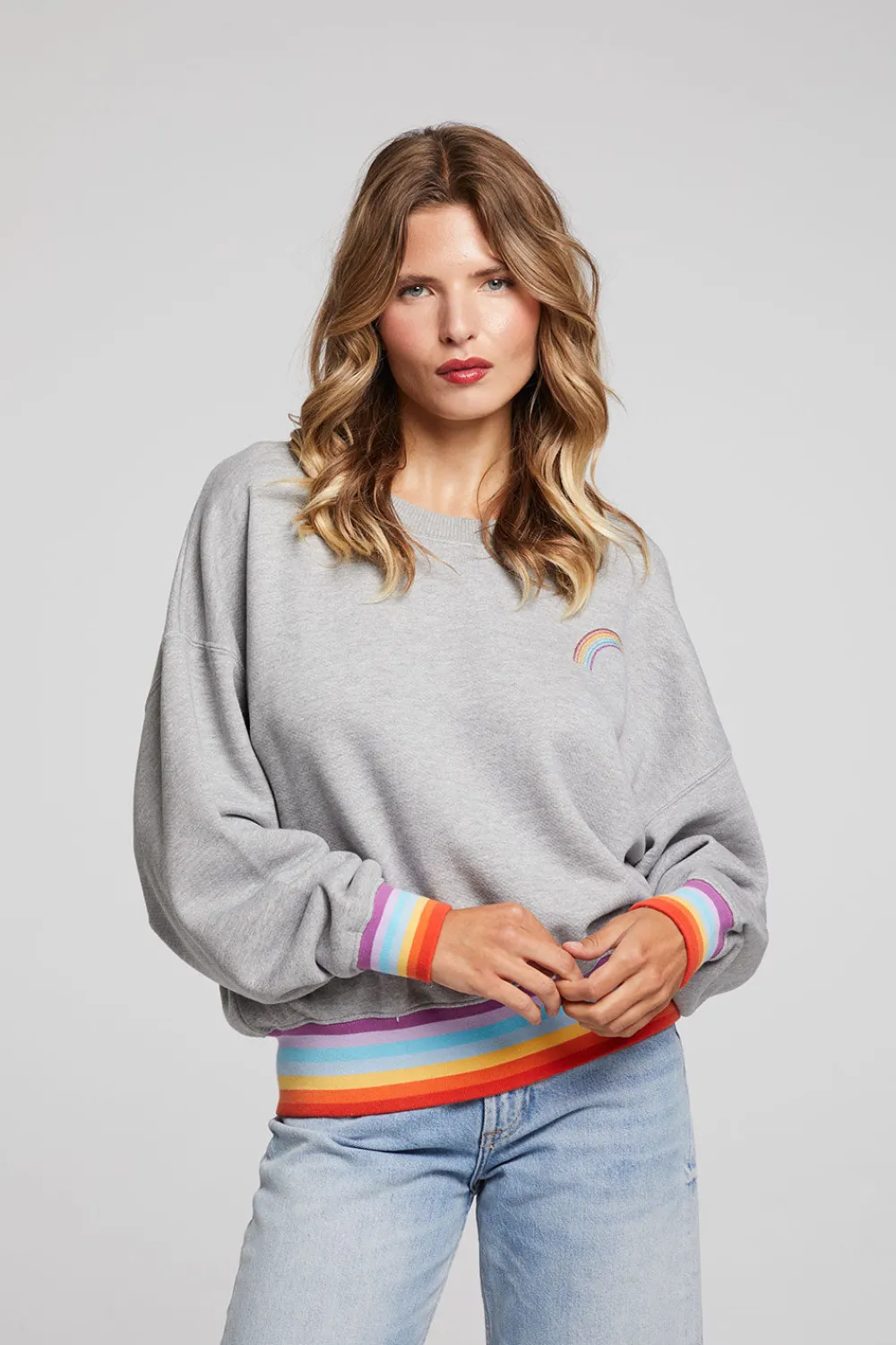 Outlet Rainbow Pullover Women Loungewear|Graphics