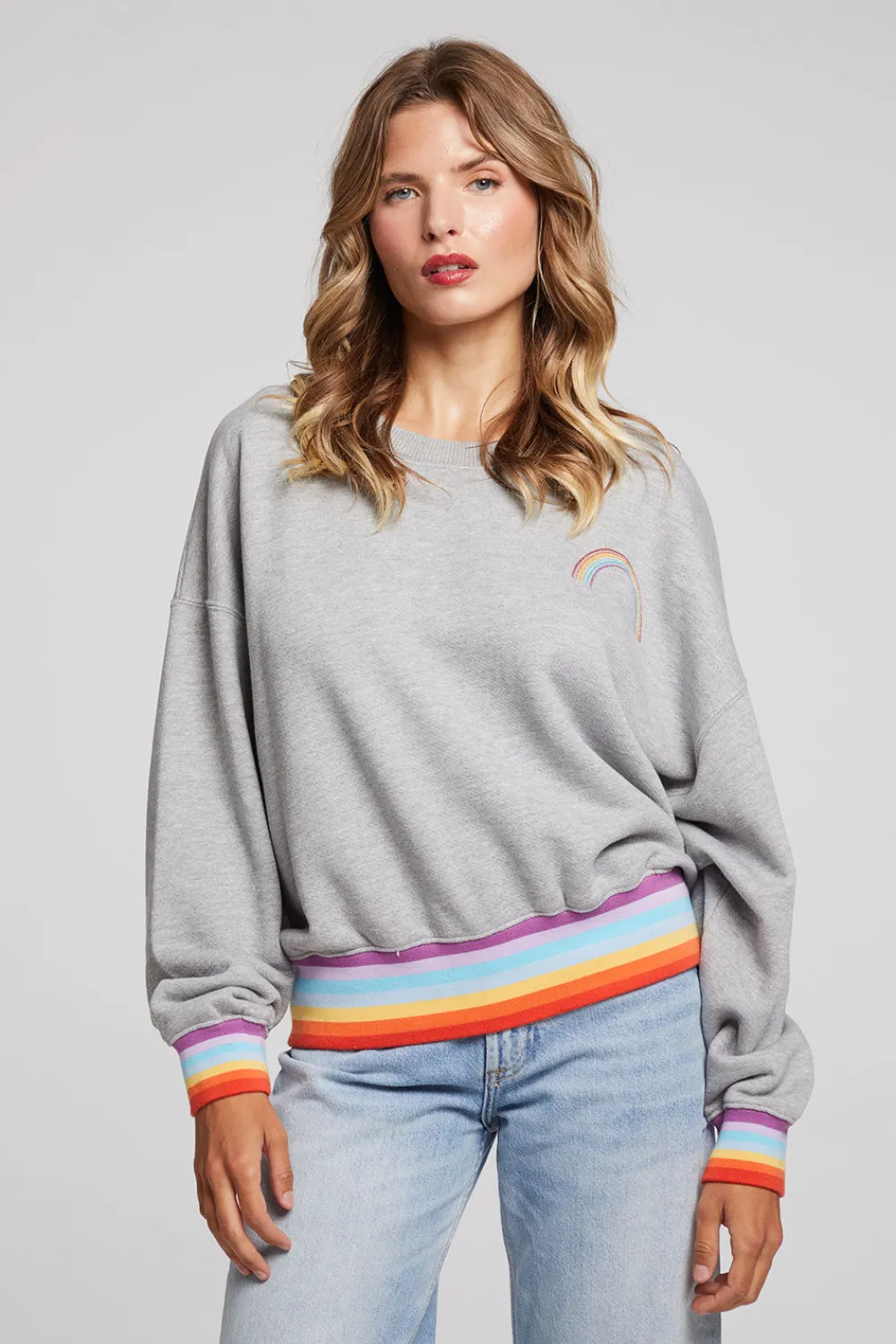 Outlet Rainbow Pullover Women Loungewear|Graphics