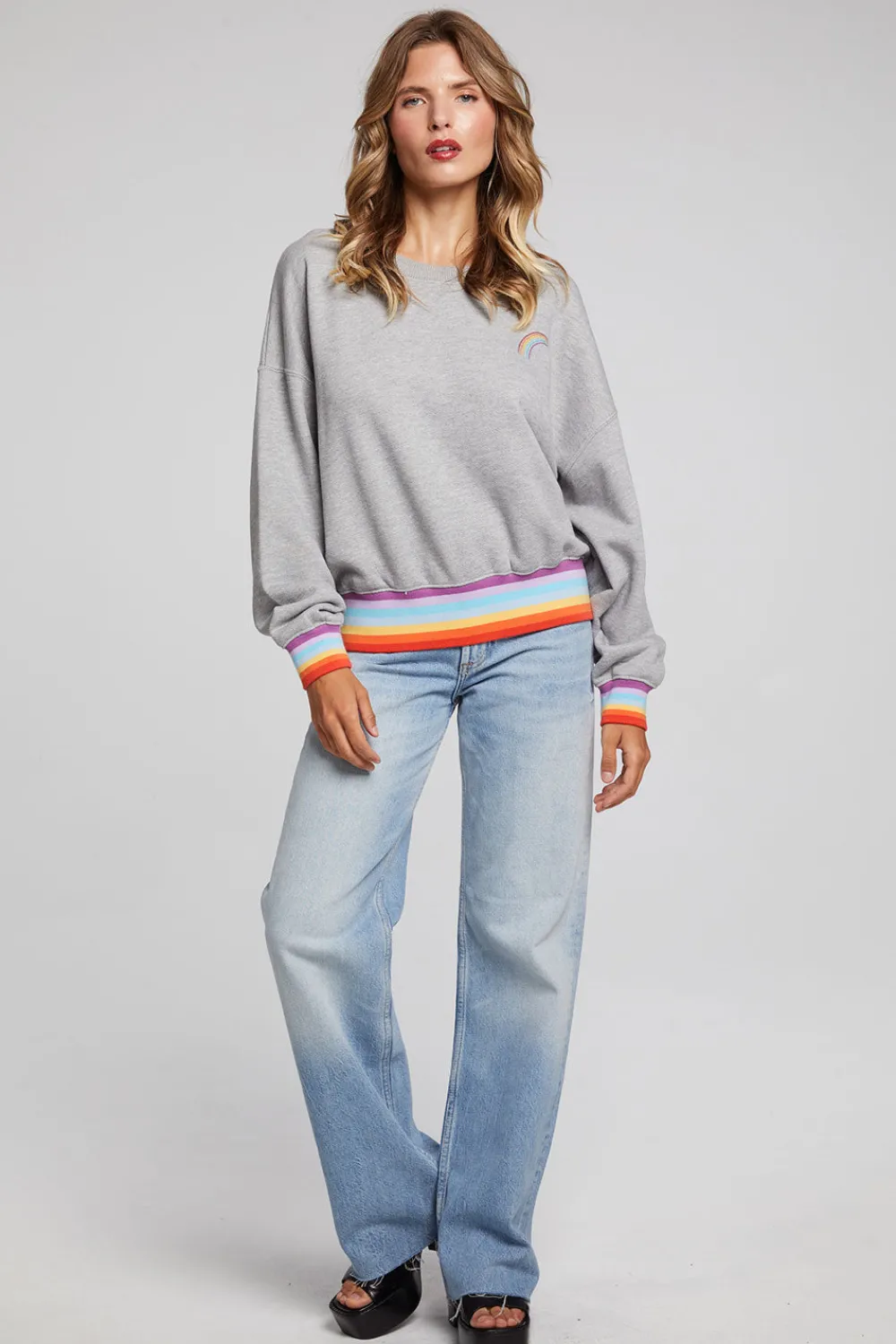 Outlet Rainbow Pullover Women Loungewear|Graphics