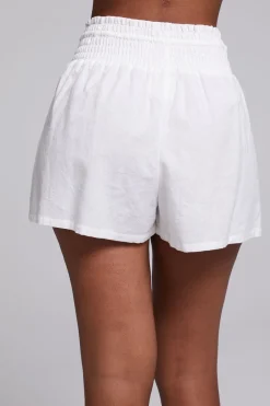 Cheap Rapallo White Short Women Loungewear|Bottoms