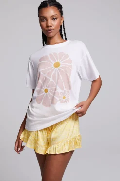 Discount Retro Flowers Tee Women Graphics|Tops