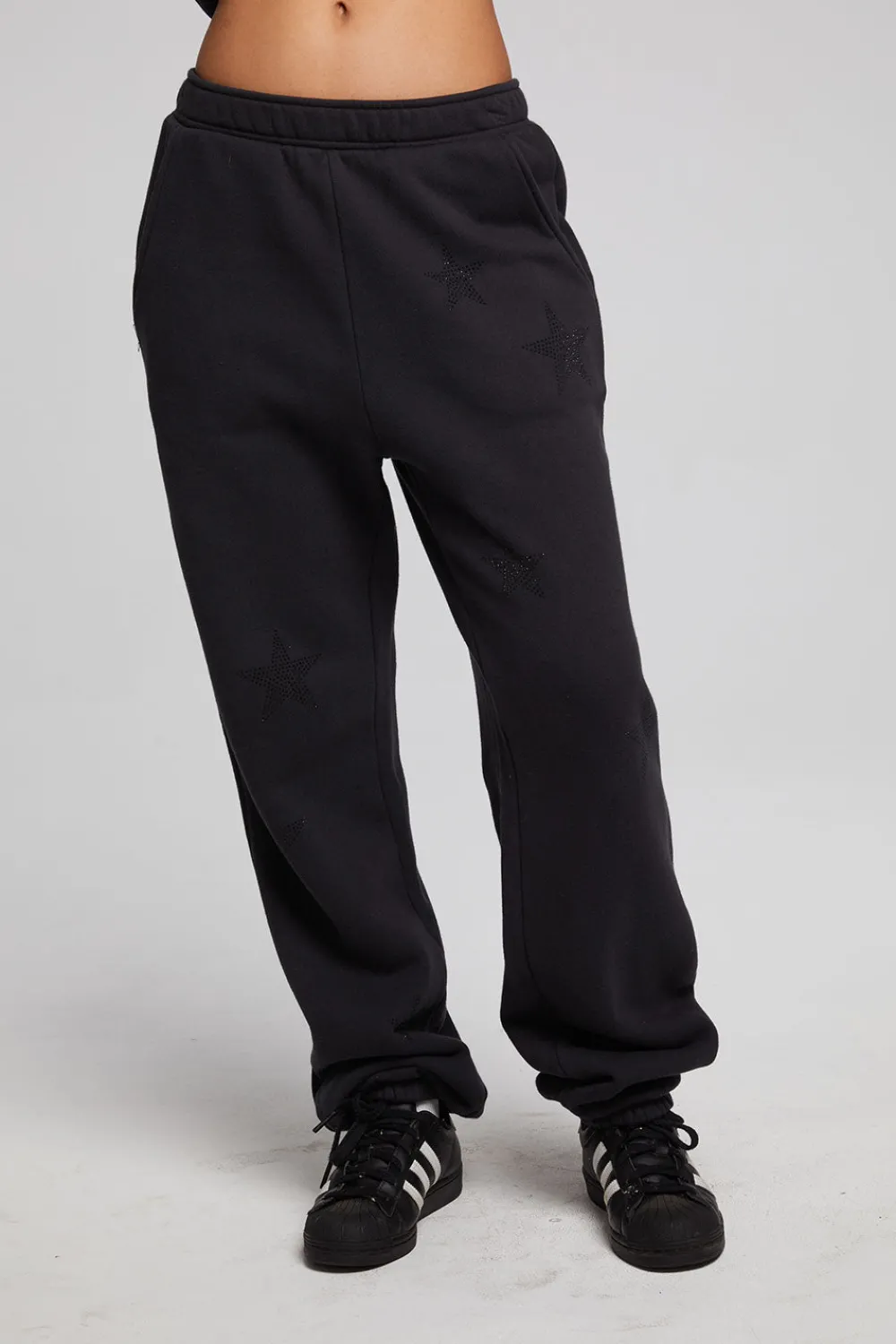Sale Rhinestone Stars Joggers Women Loungewear|Graphics