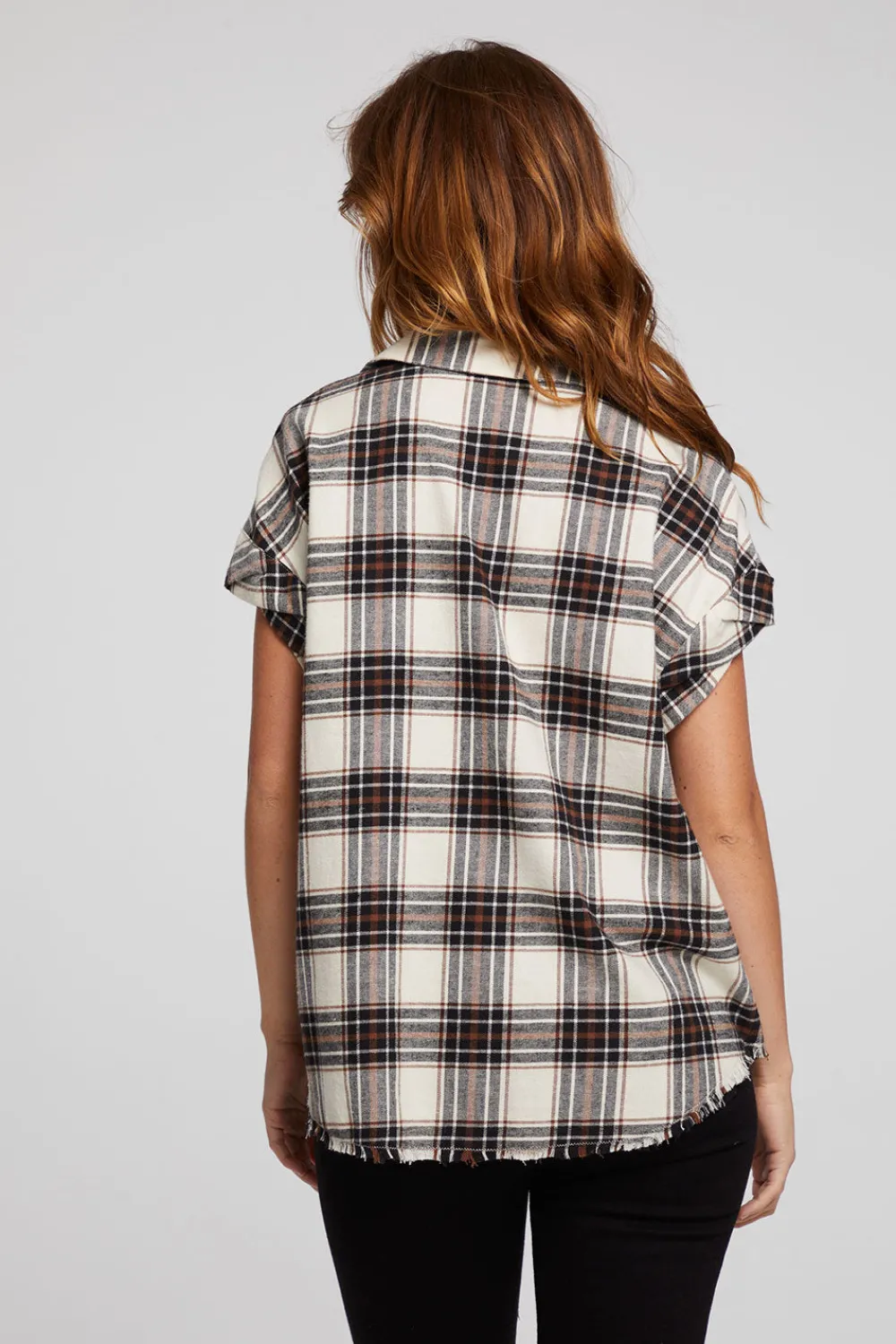 Best Sale Rhythm Americana Plaid Button Down Women Loungewear|Tops