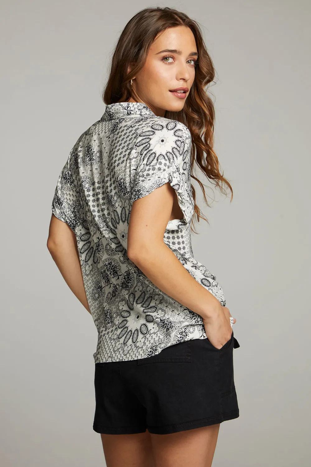 Discount Rhythmm Paisley Bandana Button Down Women Loungewear|Tops