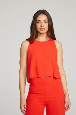 Sale Riley Flame Tank Women Loungewear|Tops