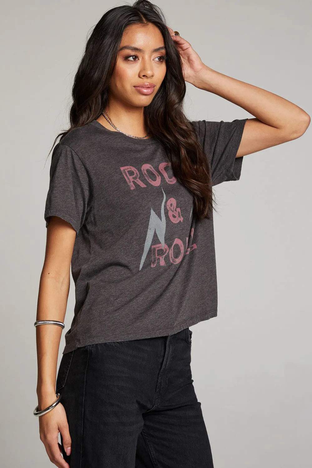Best Sale Rock & Roll Forever Crewneck Tee Women Loungewear|Music