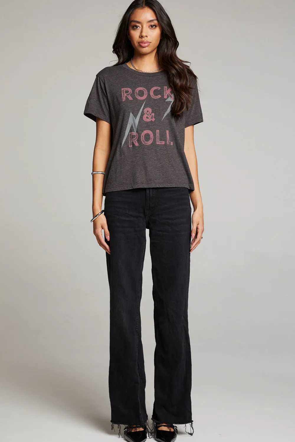 Best Sale Rock & Roll Forever Crewneck Tee Women Loungewear|Music