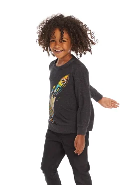 Flash Sale Rocket Ship Long Sleeve Kids/BOY Boys