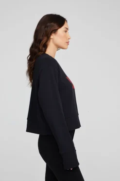 Flash Sale Rock'n'Roll Lips Long Sleeve Women Loungewear|Graphics