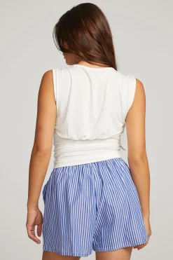 Hot Rodeo White Tank Top Women Loungewear|Tops