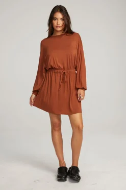 Store Saddle Whiskey Mini Dress Women Loungewear|Dresses