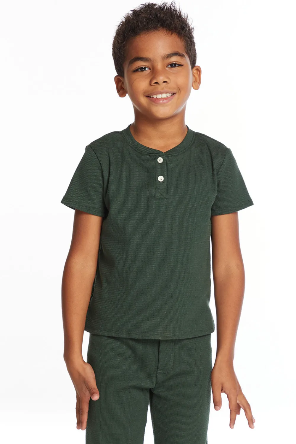 Best Safari Green Boys Henley Kids/BOY Boys