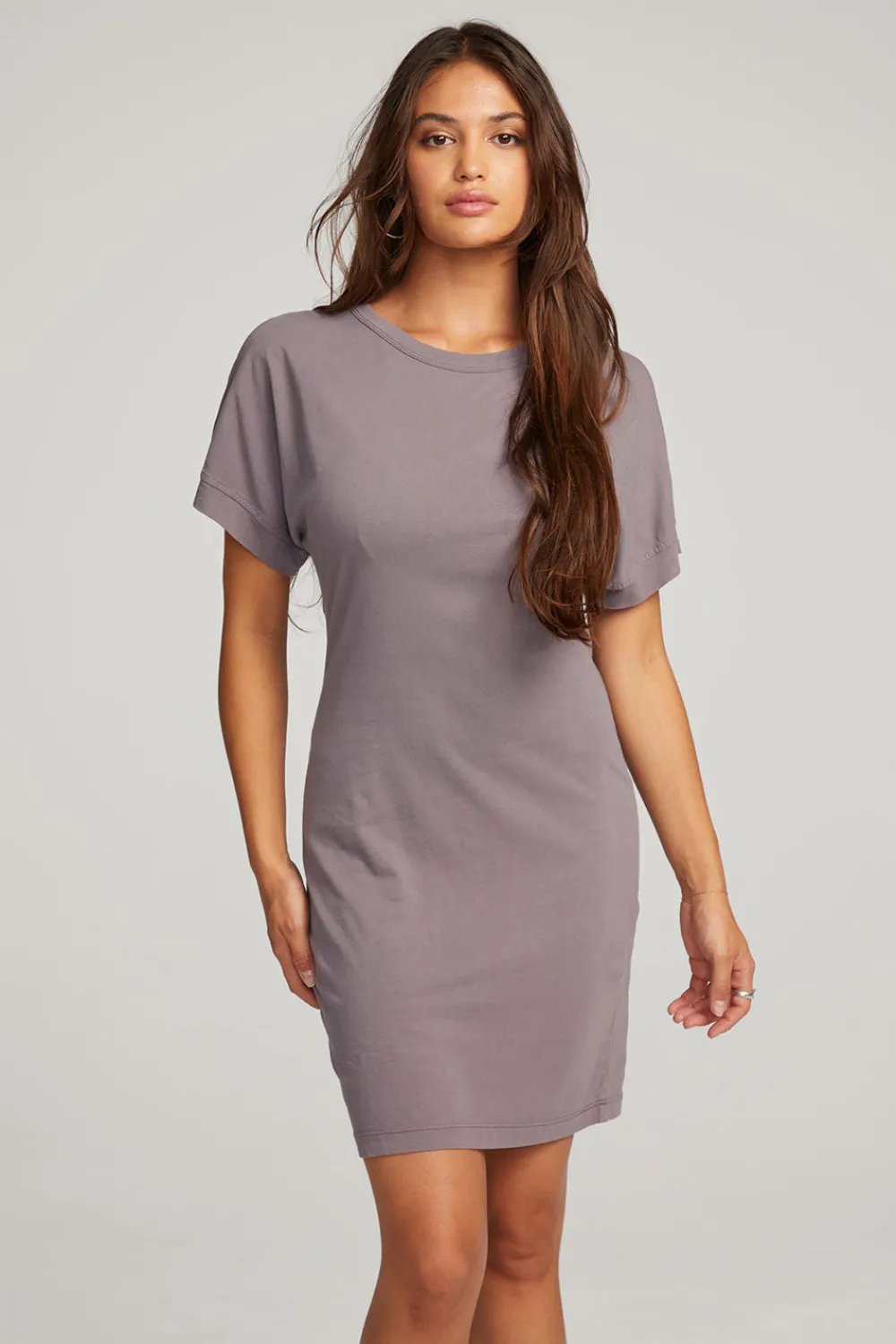 Store Saloon Purple Sage Mini Dress Women Loungewear|Dresses