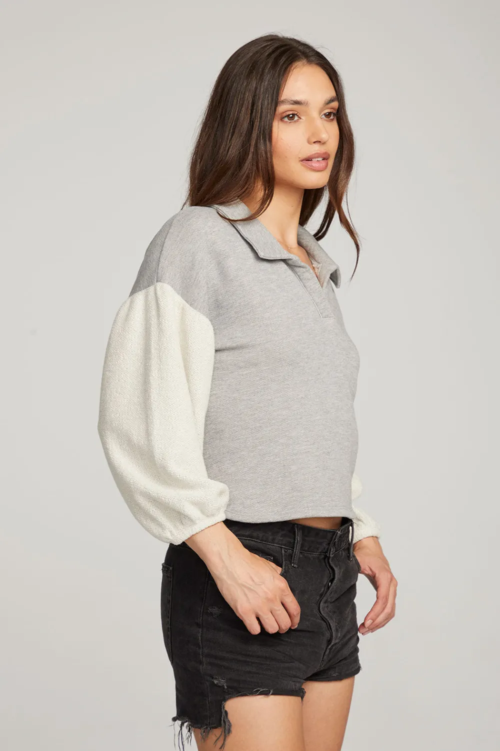 Cheap Saratoga Heather Grey Pullover Women Loungewear|Tops