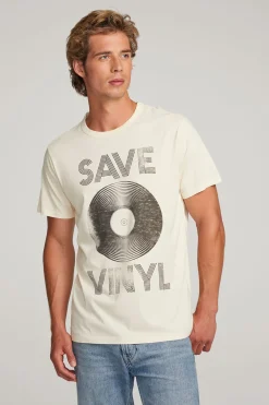 Shop Save Vinyl Mens Tee Women Tops|Music