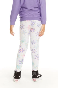 Best Seamed Panel Snowflake Jogger Kids Girls