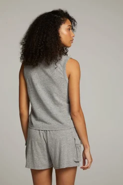 Best Sale Sean Streaky Grey Tank Women Loungewear|Tops