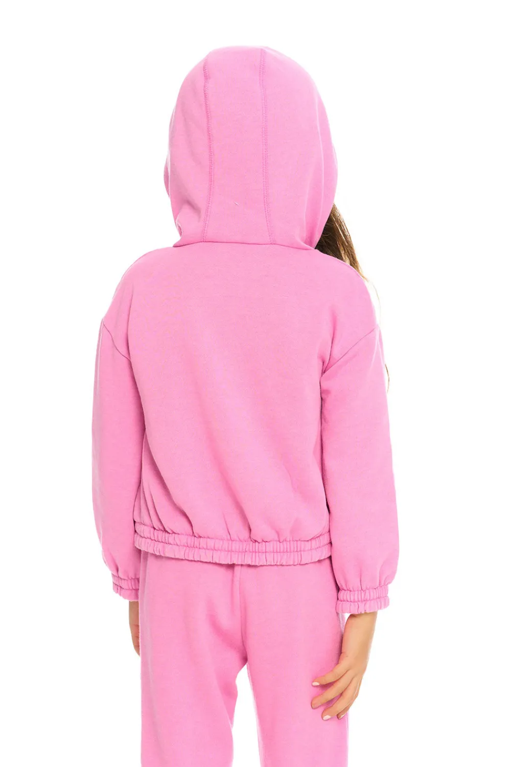 Best Sale Semi Cropped Shirred Hoodie Pullover Kids Girls