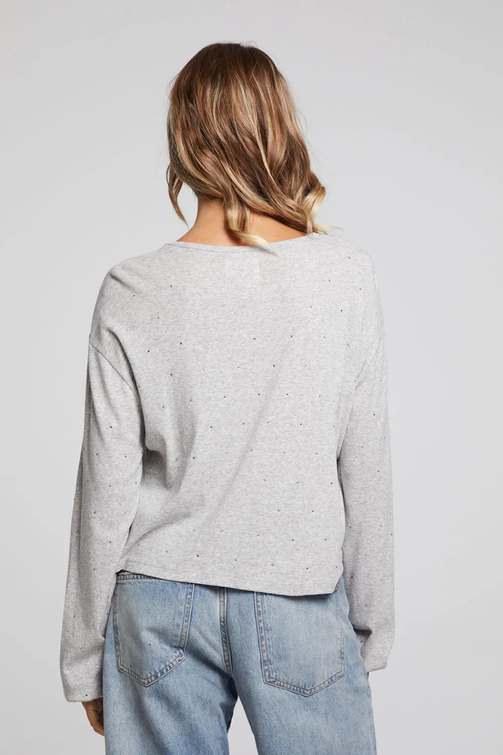 Best Servinoo Heather Grey Long Sleeve Women Loungewear|Tops