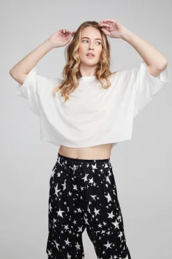 Best Sale Shine Bright White Tee Women Loungewear|Tops