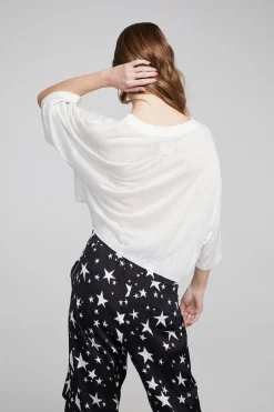 Best Sale Shine Bright White Tee Women Loungewear|Tops