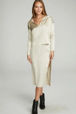 Best Sale Side Slit Midi Skirt Women Bottoms|Dresses