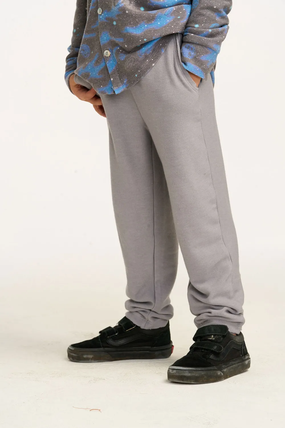 New Silver Gray Easy Pant Kids/BOY Boys