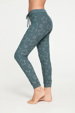 Shop Silver Stars Pant Women Graphics|Bottoms