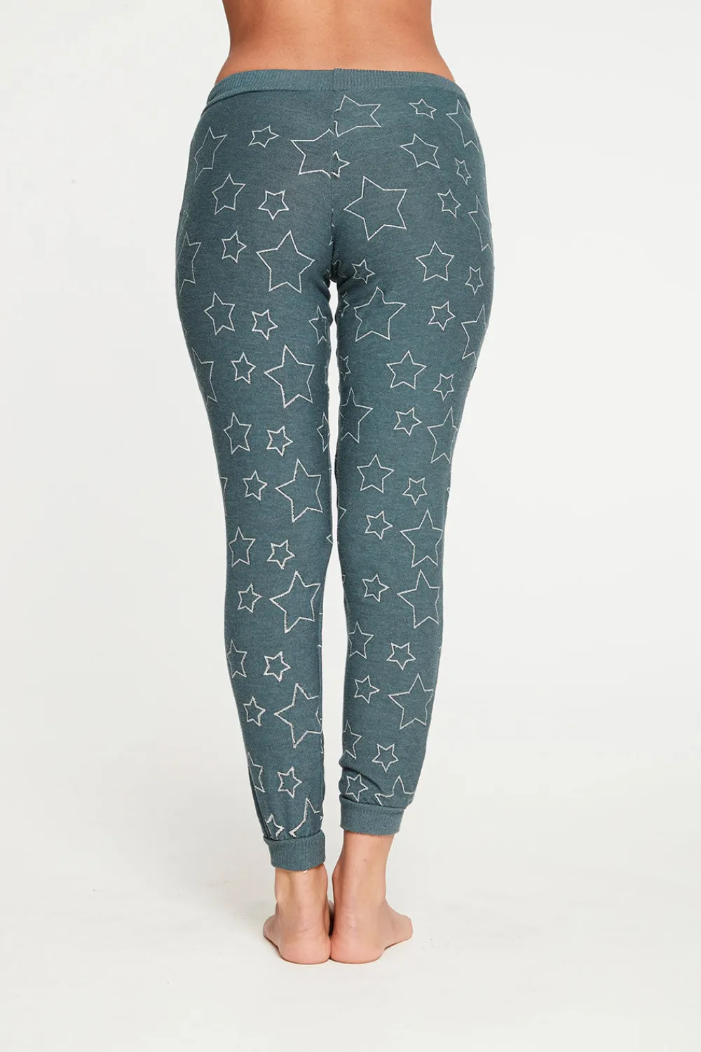 Shop Silver Stars Pant Women Graphics|Bottoms