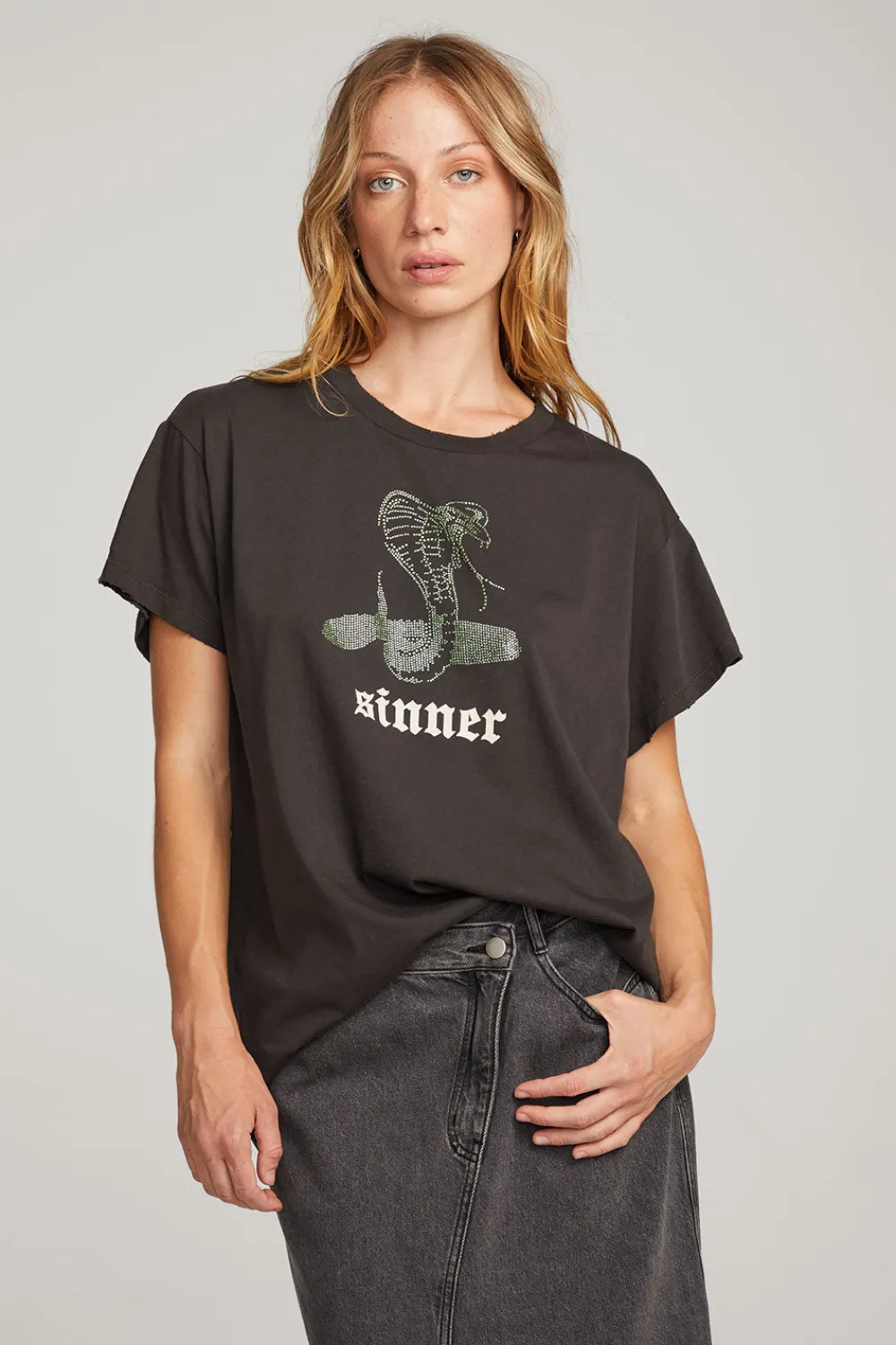 Shop Sinner Tee Women Loungewear|Graphics