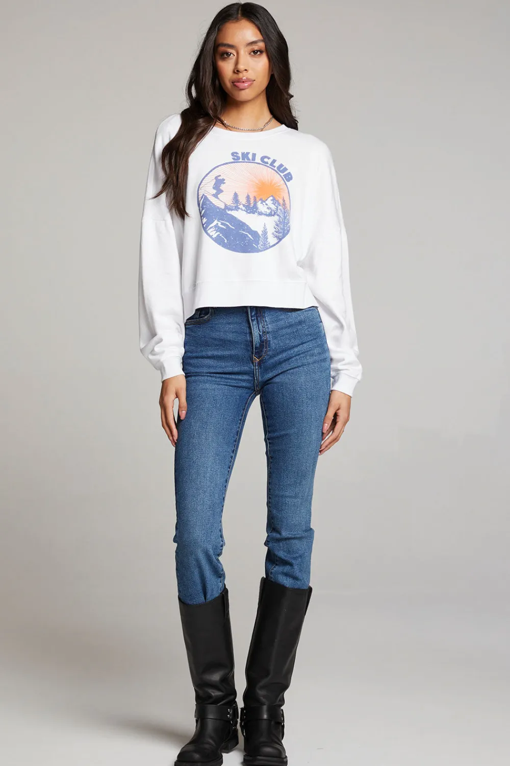 Outlet Ski Club Long Sleeve Women Loungewear|Graphics