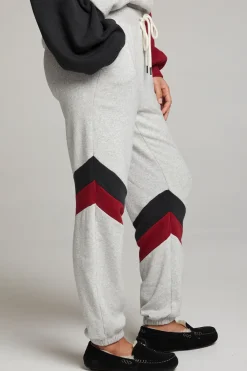 Online Skull Fire Color Block Joggers Women Loungewear|Bottoms
